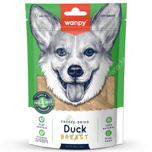 Лакомство Wanpy Dog сублимированная утиная грудка, 40 г