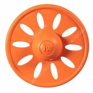 Летающий диск JW Whirl-Wheel из каучука, большой, оранжевый