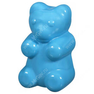Медведь суперупругий JW Megalast Bear, большой, голубой