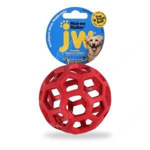 Мяч сетчатый Hol-ee Roller Dog Toys из каучука, большой, красный