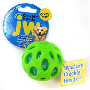Мяч сетчатый хрустящий JW Crackle&Crunch Ball, большой, зеленый