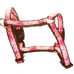 Шлейка нейлоновая Ferplast Fantasia 25-38 см*1 см, розовый орнамент