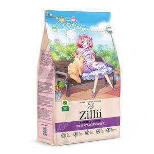 Zillii Cat Hairball Индейка с уткой, 0,4 кг