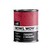 Консервы для собак Bowl Wow говядина с овощами, 340 г