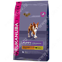 Eukanuba Puppy&Junior Medium Breed (Курица), 15 кг