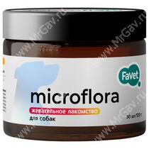 Функциональное лакомство Favet SuperFlora Soft Chews для пищеварительной системы, 120 г