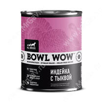 Консервы для собак Bowl Wow индейка с тыквой, 850 г