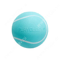 Мяч с пищалкой Playology Squeaky Chew Ball, 6 см, арахис