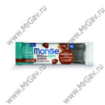 Мясные батончики для собак Monge Gift Sensitive digestion с ягненком, каштаном и инулином для чувствительного пищеварения, 40 г